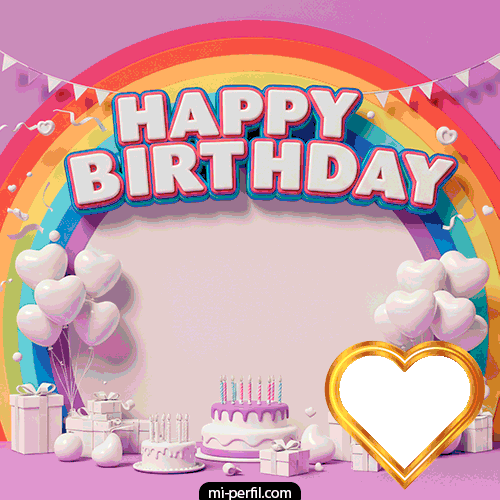 Marco Happy Birthday de Colores